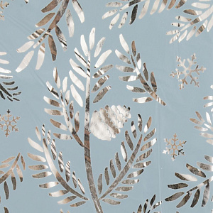 Плёнка упаковочная голография 70х100см С Новым Годом! голубая 000000000001208808