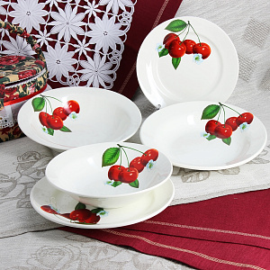 Миска Вишенка Кубаньфарфор, 20 см 000000000001065802