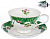 Чайная пара чашка фарфор 250мл/блюдце Инесса подарочная упаковка Маркиза Balsford 122-05022 000000000001197846