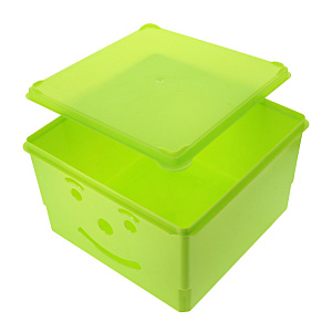 Ящик для игрушек Улыбка, 15л 000000000001164888