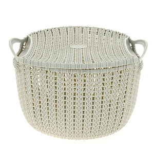 Корзина д/белья PC,16*26, сер. R02287 000000000001177315