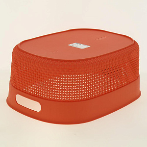 Корзина для хранения PLAST TEAM OSLO 12л коралл РТ1352/ПЦСКОРАЛ 000000000001187586