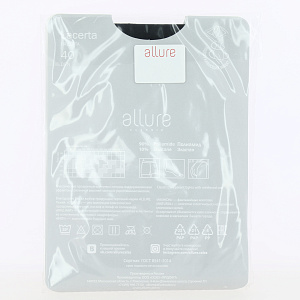 Колготки женские 40ден р.2 ALLURE Лацерта nero 000000000001197428