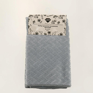 Набор кухонных полотенец жаккард  , 40х48 см- 2 шт., микрофибра 100% D000083 000000000001193753