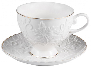 Пара чайная 220мл/блюдце BALSFORD Грация Лисиа подарочная упаковка фарфор 000000000001193996