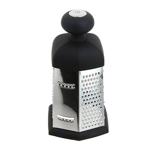 Терка 6-ти гранная 23см TALLER Дженнифер черный нержавеющая сталь 000000000001020743