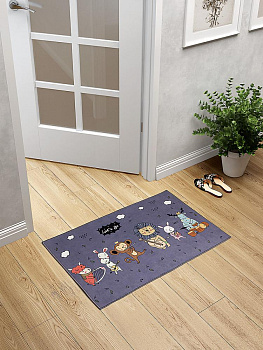 Коврик придверный 50х80см лаванда (мульт) M111194 000000000001200454