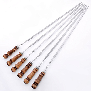 Набор шампуров 6шт колчан ШАР эконом нержавеющая сталь 000000000001211094