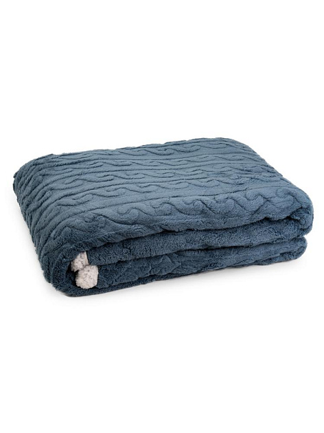 Покрывало 200х230см с мехом ассортименте полиэстер 000000000001229198