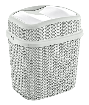 Корзина для бумаг "Меланж" 6л бежевый ТГ4083/ПЦСБЖ-8 000000000001192505