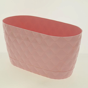 Кашпо 4,25л SUN PLASTIK ромб пластик 438 000000000001188652