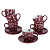 Чайный набор Agness, 220мл, керамика, 12 предметов 000000000001163184