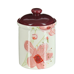 Банка для сыпучих продуктов Вишня Veda Tableware, 1л 000000000001124197