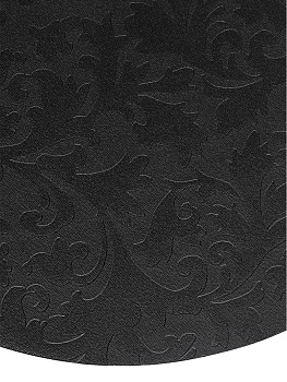 Салфетка сервировочная D38cm LUCKY черный искусственная кожа ПВХ 000000000001214122
