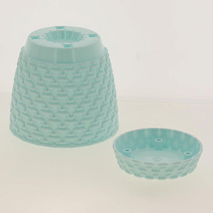 Кашпо 750мл SUN PLASTIK ромб пластик 446 000000000001188653