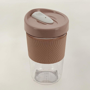 Стакан 600мл RENGA с крышкой и держателем тритан пластик 000000000001203258