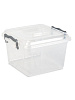 Контейнер для хранения 6л FORA квадратный с клипсами полипропилен