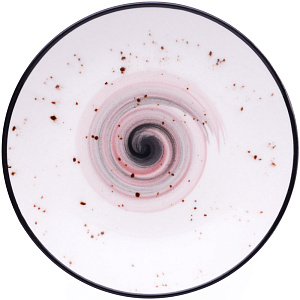 Набор столовой посуды 19 предметов TULU PORSELEN Galaxy milky/bordeaux фарфор 000000000001212285