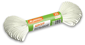 Бельевой шнур Хозяюшка Сибшнур, 4 ммх25 м 000000000001014341