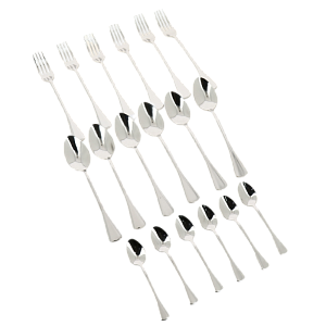 Набор столовых приборов 18 предметов MATISSA Бергамо нержавеющая сталь 000000000001186343