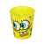 3D Стакан Губка Боб, желтый, 280мл 000000000001127630