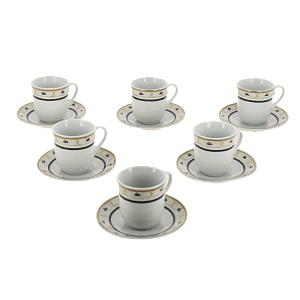 Набор кофейный 12 предметов (чашка 90мл-6шт/блюдце-6шт) Дана Guterwahl подарочная упаковка фарфор 000000000001200583