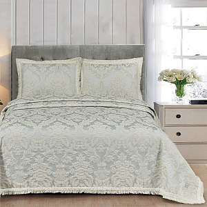 Набор ЕВРО Ингроссо (Лазурный)Покрывало:240х260см(1шт),Наволочки:50х70см(2шт).80%Хлопок/20%Бамбук.SR56-200-2.4. 000000000001200044