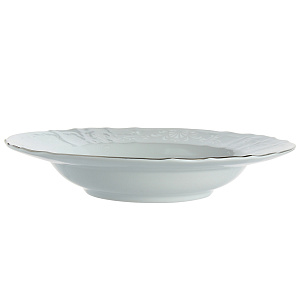 Суповая тарелка Отводка Платина Люкс Хауз, 23 см 000000000001005852