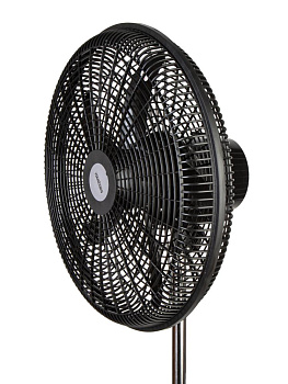 Вентилятор напольный125х46см220В 55Вт 3скорости режим поворота регулировка наклона регулировка высоты черный пластик/железо с гальваническим покрытием 000000000001227266