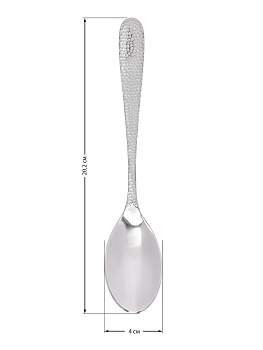 Набор столовых ложек 2шт LUCKY Nordic серебро нержавеющая сталь 000000000001212630