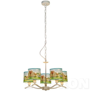 Люстра LuceSolara 1018/5P E14*60W Happy town 000000000001149551