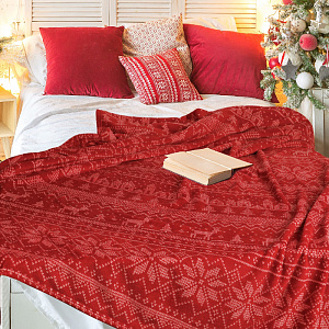 Плед 150х200см LUCKY Сказка красный 100% полиэстер 000000000001208791