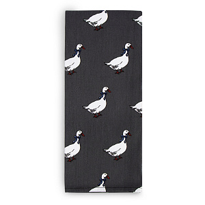 Полотенце кухонное 35х60см СОФТИ Гуси графит хлопок 100% 000000000001218596