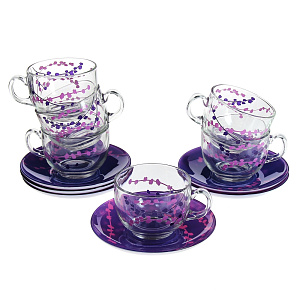 Чайный набор Kashima Purple Luminarc, 12 предетов 000000000001078482