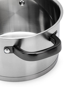 Кастрюля 2,3л PIONEER ELEGANT с крышкой нержавеющая сталь 000000000001224597