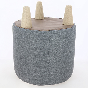 Пуф круглый на ножках Манхэттен Savana plus mouse 000000000001214178