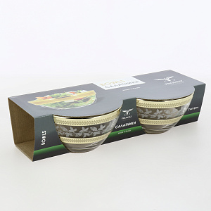 Набор салатников 2шт 13см ПРОМСИЗ Лоза стекло 000000000001190641