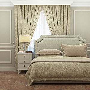 Покрывало из ткани КРОШЕ 220х225, состав 64% хлопок, 36% п/э, сшивное, подгибка С 4481 000000000001192533