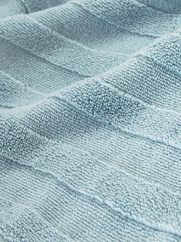 Полотенце махровое Широкая Волна 450gsm  100x150см 100% хлопок  Светло-голубой D100068 000000000001194326