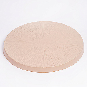 Блюдо сервировочное 26см GLASSCOM золотая кайма champagne стекло 000000000001213176