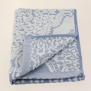 Полотенце 30x50см LUCKY Византия синее 100% хлопок 000000000001181605