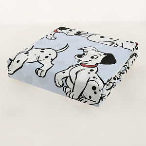 Комплект постельного белья 1,5сп Павлинка 101 Долматинец с 1 нав 70х70см голубой бязь 125гр/м2 100% хлопок 000000000001203577