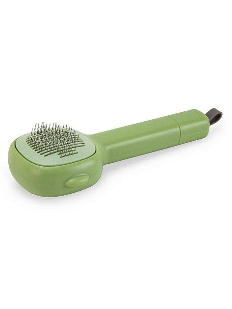 Пуходерка+расческа 2в1 со сбросом шерсти в ассортименте пластик/нержавеющаясталь 000000000001229824