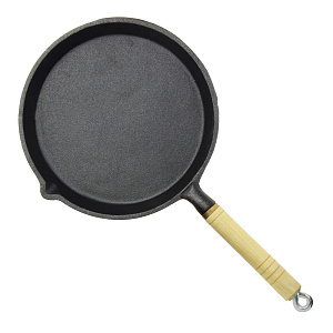 Сковорода 21,5см MYRON COOK деревянная ручка чугун MC2216 000000000001168229