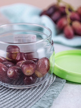 CESNI Банка для сыпучих продуктов420млPASABAHCE Green стекло/пластик43002GreenSL 000000000001057184