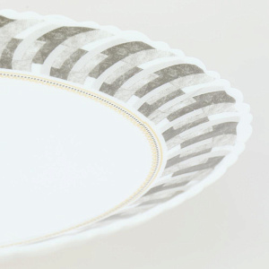 Тарелка десертная 24см КОРАЛЛ Gloria стеклокерамика 000000000001208034