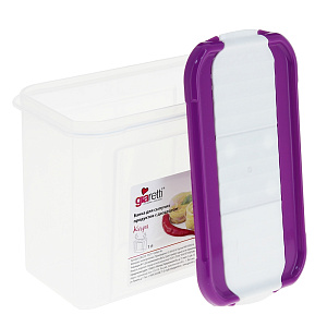 Банка для сыпучих продуктов Krupa Giaretti, 1л, пластик 000000000001153977