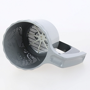 Кружка-сито для просеивания D11см 550мл DE'NASTIA серая пластик нержавеющая сталь 000000000001212525