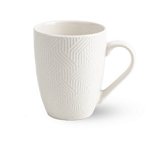 Кружка 450мл ORNAMENT белая керамика 000000000001220185