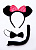 Маскарадный набор Минни (галстук, ободок, хвостик) (полиэстер) / 25х1,5х20см арт.78184 000000000001179765